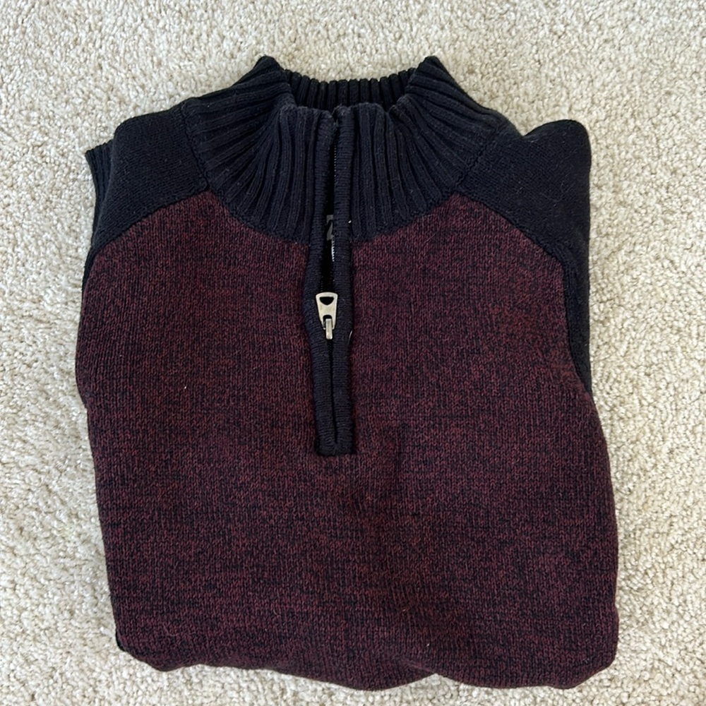 3/4 zipper sweater